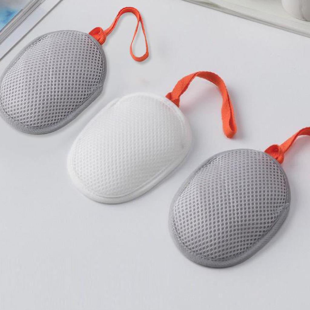 Mesh Soap Bag Peeling Bath Shower Soap Saver Pouch for Gift Camping Bathroom Mesh Bag Soap Holder with Drawstring