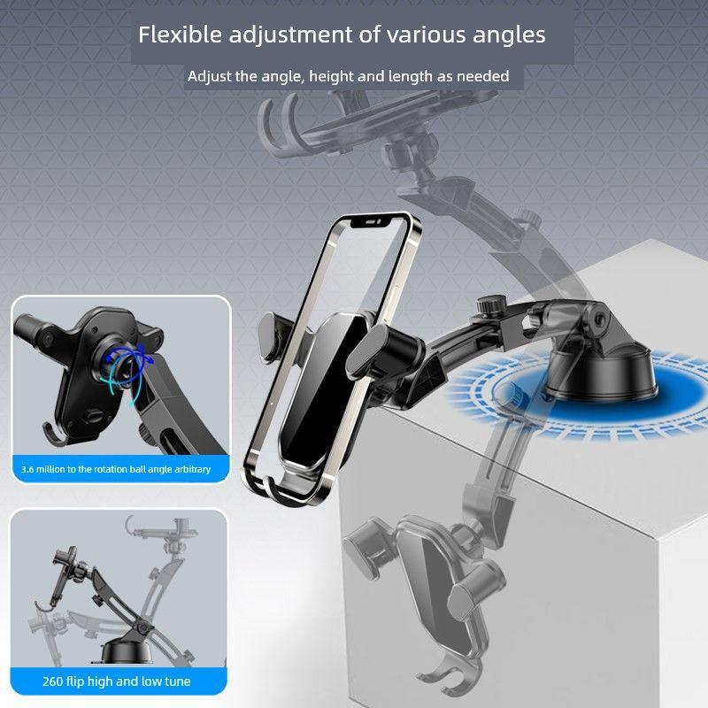 Car Phone Holder Car Air Outlet Dedicated Navigation Fixed Support Frame 2024 New Arrival Suction Cup Dashboard