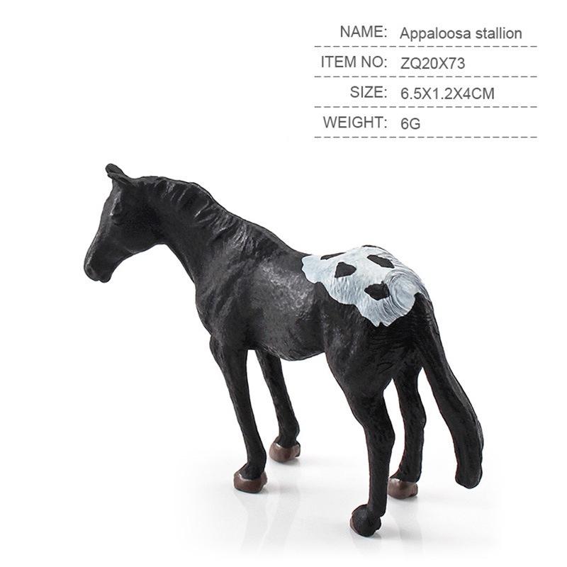 Realistic World Horse Model Set Static Miniatures Of Keat Marshal Morgan And Freis