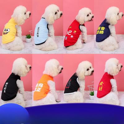 Dog Clothes, Summer Clothes, Teddy Pet Vest, Bigger Than The Bear, Magic Fight, Small Dog, Puppy, Cat, Thin Breathable, Randomly Sent