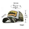 Outdoor Embroidery Camouflage Baseball Hat Sunscreen Men'S Net Hat A Military