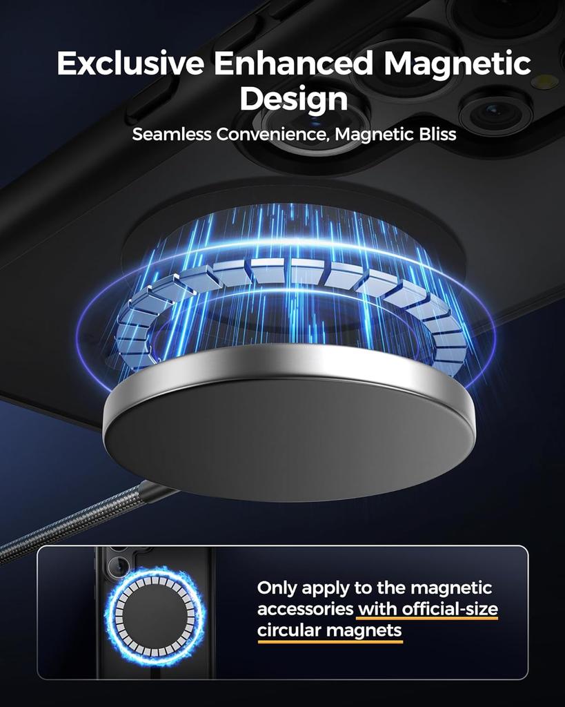 Magnetische Handy-Halterung Handyhülle mit Metall-Ständer für Samsung Galaxy S24 S23 Ultra Plus S22 Hüllen Durchsichtige Rückseite