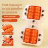 Portable Plastic Foot Acupressures Massagers Magnetic Foot Massage Roller Multiple Pressure Beads For Pains Relief