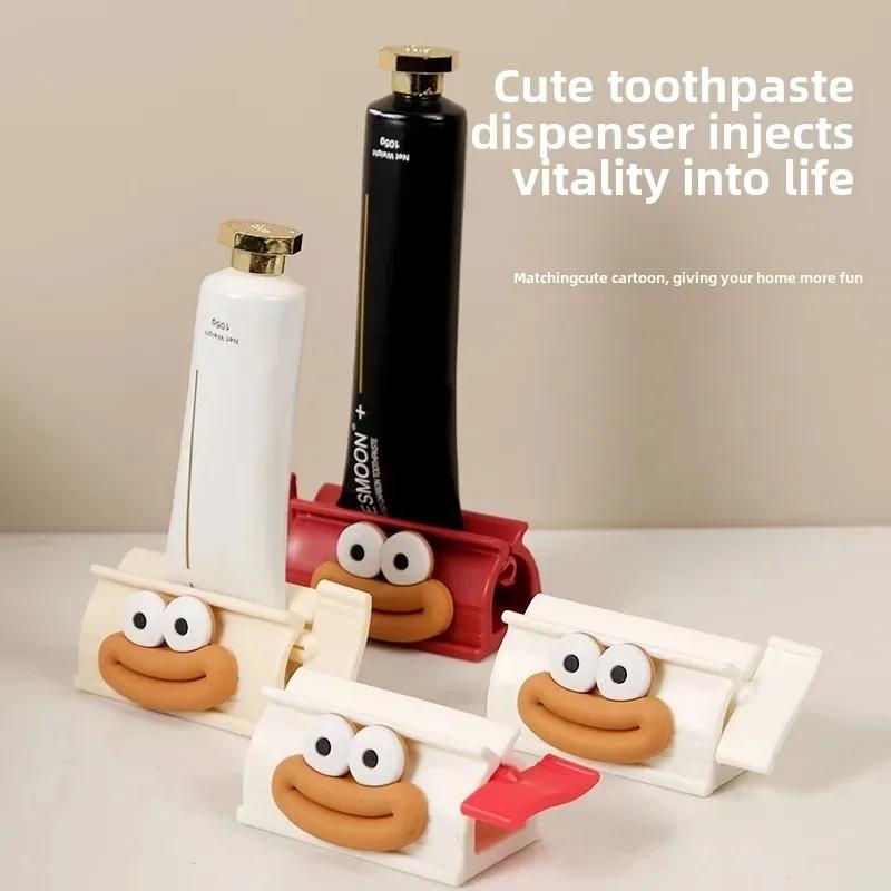Kids Manual Toothpaste Squeezer Lazy Tool for Bathroom, Also for Facial Cleanser Samples