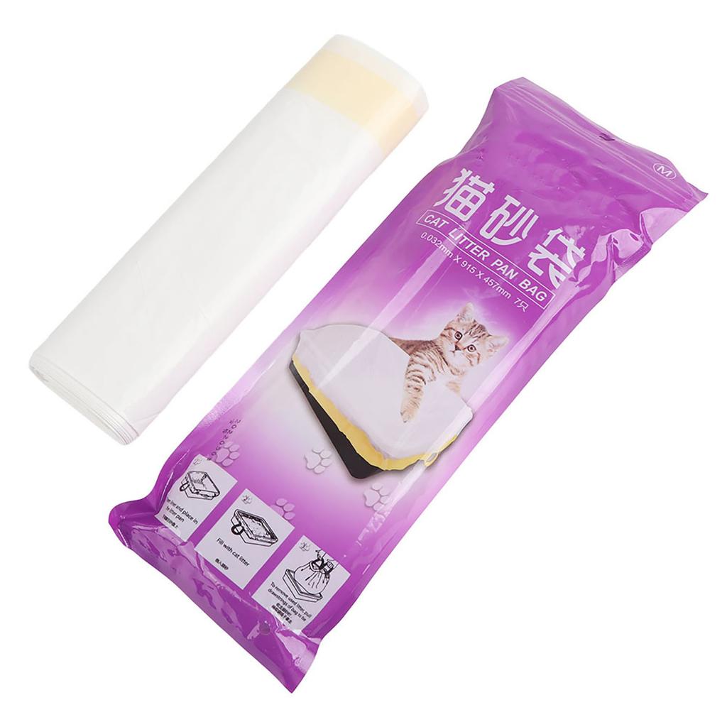 Cat Litter Liners Thickening Drawstring Pet Pan Liners Hygienic Durable Pet Cleaning Supplies