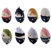Anime Creative Q Version Jujutsu Kaisen Plush Dolls: Gojo Satoru, Yuji Itadori, Megumi Fushiguro.