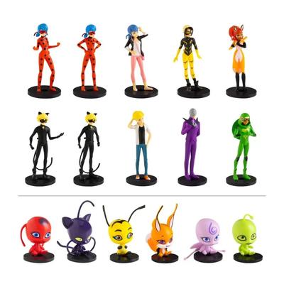 Miraculous Biedronka I Czarny Kot Figurka Niespodzianka Zabawka 7Cm Mix