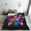 Kpop Demon Hunter Huntrix Girls Warm Soft Blanket  Travel Plush Throw Blanket Novelty Couch Bed Flannel Bedspread Sofa Bed Cover