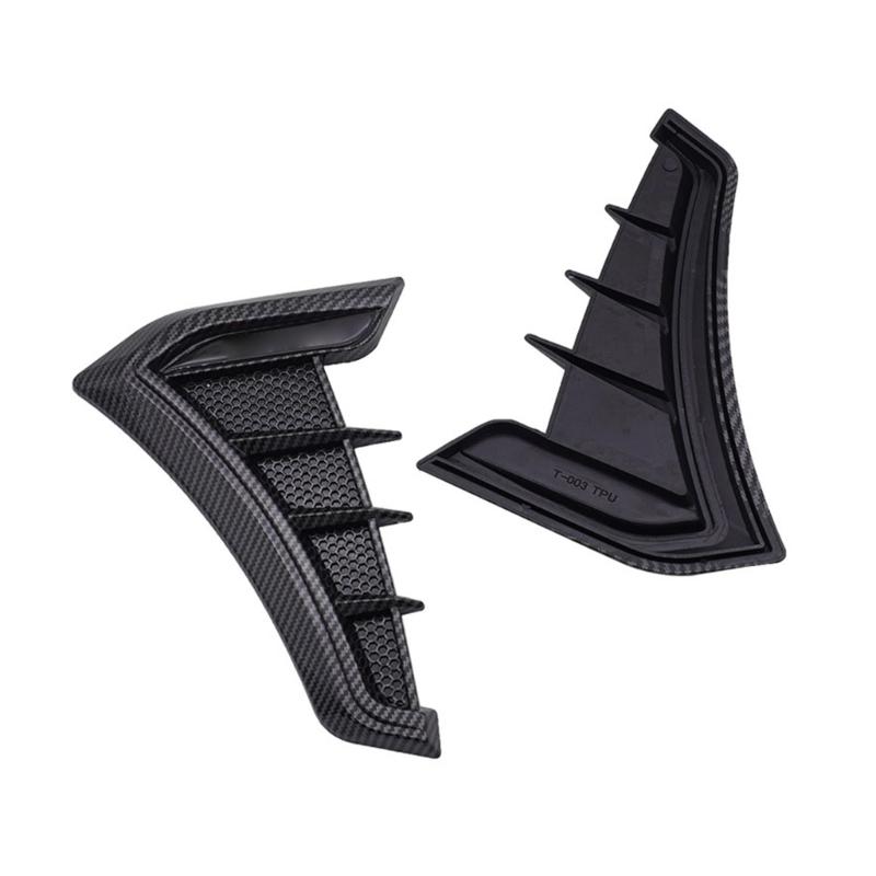 Car Side Air Flows Vents Wing Spoilers Stick Cover Trim Decorations