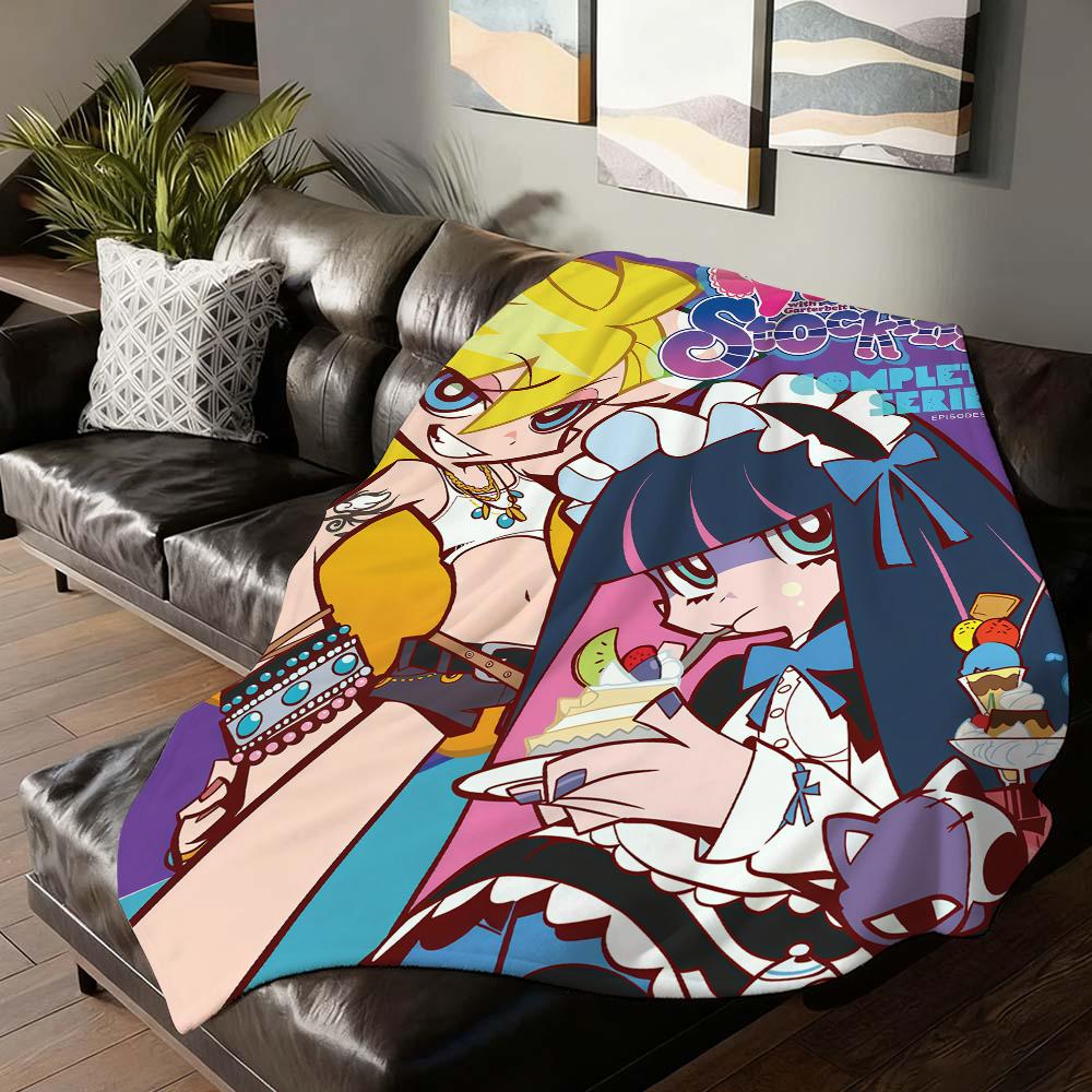 Panty & Stocking with Garterbelt Blanket For Sofa Office Bed Plane Travel Sleep Read Relax Camping Soft And Warm