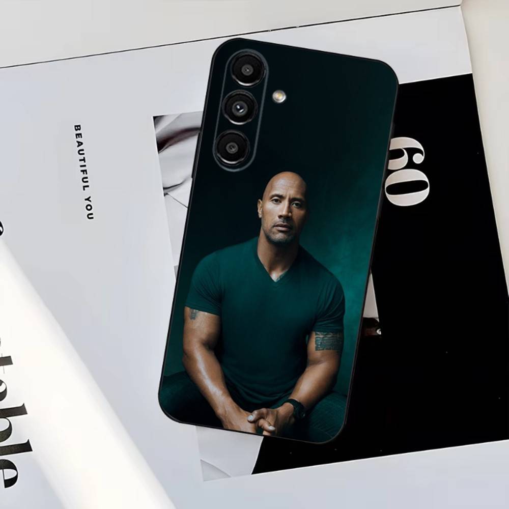 The Rock Dwayne Johnsons Phone Case For Samsung S25,S24,S23,S22,S21,S20,S10,Ultra,Plus,Lite,FE,Soft Silicone Black Cover