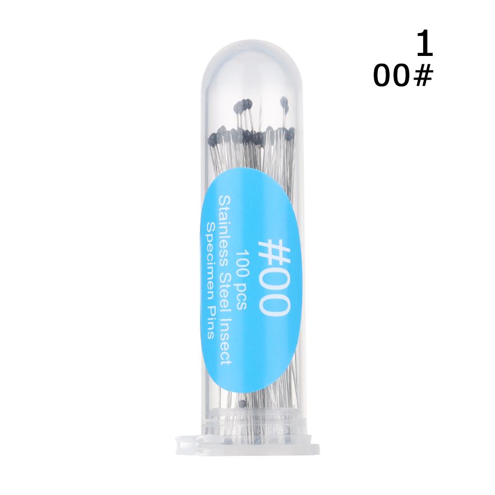 100Pcs High Hardness Entomology Education Pin Specimen Pins Needle Insect Dissections Supplies