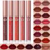 DUNUF 18 Farben Mattes Samt-Lippenstift Wasserdicht Langanhaltend Nude Matt Lipgloss Klar Feuchtigkeitsspendendes Lippenöl für Damen Make-up