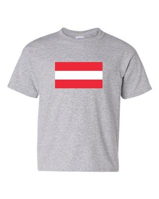 Austria Country Flag Vienna German Nation Patriotic DT Youth Kids T-Shirt Tee Unisex T-Shirt
