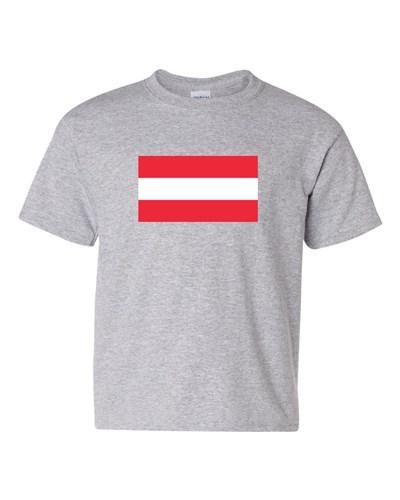 Austria Country Flag Vienna German Nation Patriotic DT Youth Kids T-Shirt Tee Unisex T-Shirt M