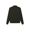 Fear of God Essentials FW22 Long Sleeve Polo Shirt Women Tops Off-Black Gray-Black FOG-FW22-386