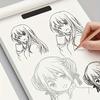 Anime Karakters Lijntekening Boek: Een Eenvoudig Handtekening Oefenboek voor Beginners - 48 Pagina's met Schetslijnen