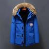 Real Fur Collar Men's Down Jacket Men's Couple Women's Winter Tooling Thickened To Keep Warm and Cold