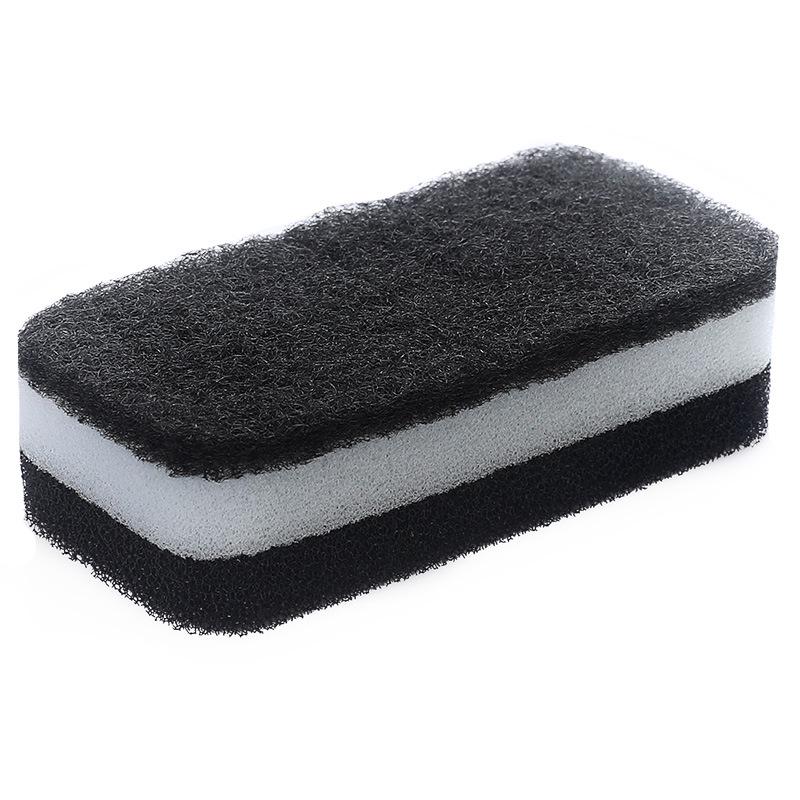 

Three-Layer Kitchen Loofah Sponge: Non-Stick, Stain-Resistant Dish Cleaner 1 Pack (Transparent Bag)