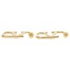 Valentino V Logo Signature Metal Earring goldUsed