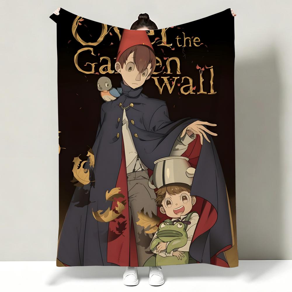 Anime OOver TThe GGarden WWall Throw Soft Warm Flannel Throw Blanket Multiuse for Sofa Bed Office Nap