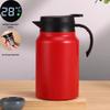 Insulated 1500ML Tea Pot with Divider, Slow Brew Kettle, Large Capacity Thermos for Home