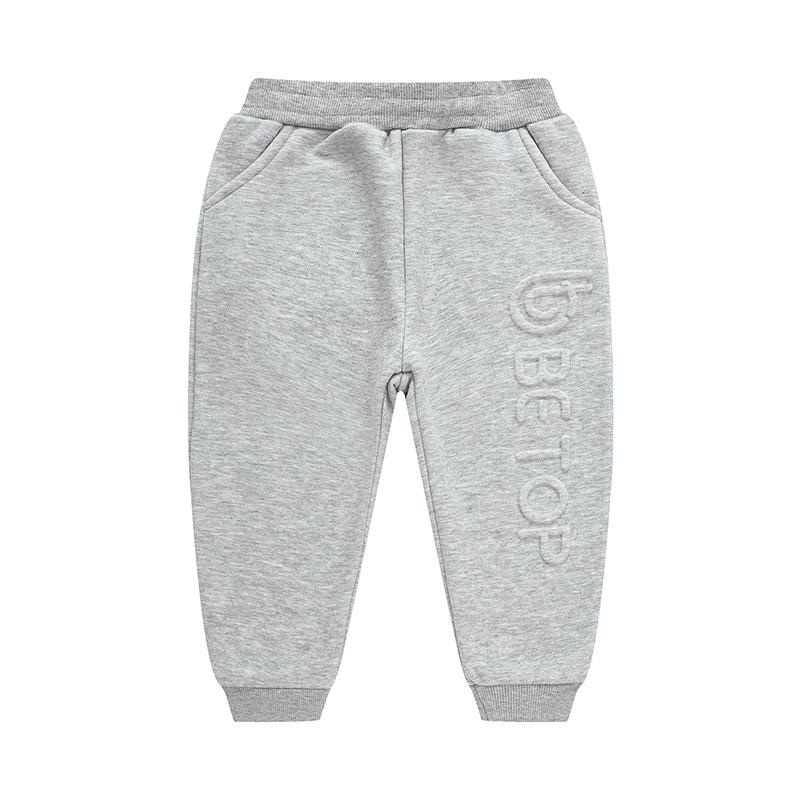 

Лучшие детские осенне-зимние спортивные штаны с 3D-буквами и бархатной отделкой для мальчиков 110cm хизер серый