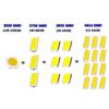 10PCS Super Bright LED T5 3SMD Car Motorcycle Dashboard Light Wedge Instrument Lamp Indicator Signal Bulbs DC12V 3030smd