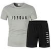 Mens Casual Shorts Set Breathable Mesh Cotton T-Shirt Sportswear Teens Adults
