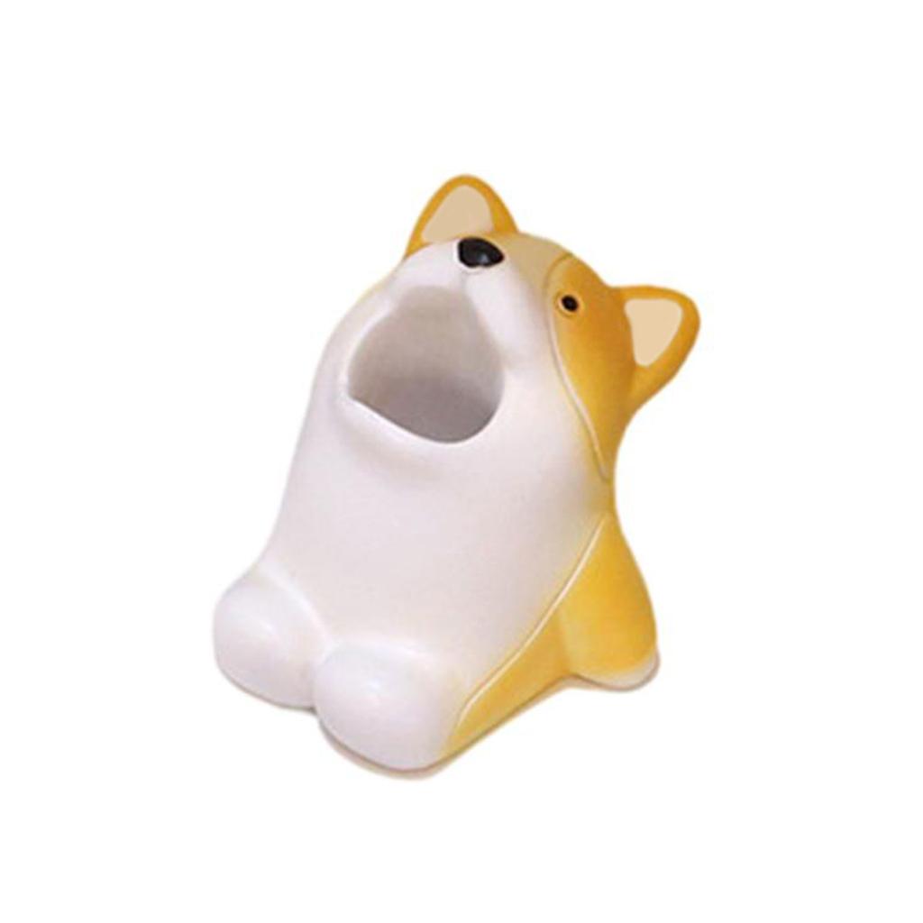 Multi Functional Cartoon Animal Toothbrush Holder Resin Stand for Toothbrushes Cups and More Bathroom Decorations