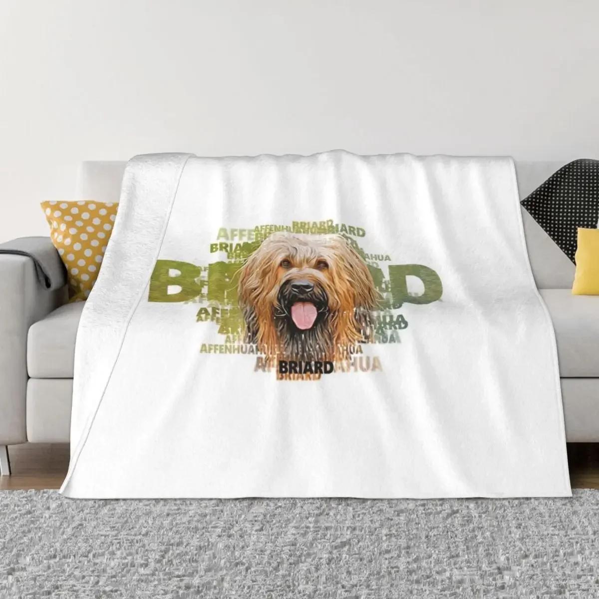 Плед с изображением бриара Пушистый Мягкий Полярный плед 70x100cm