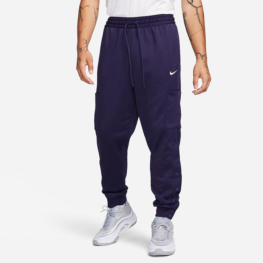 Nike Therma-Fit Basketball Cargo Loose Fit Drawstring Pants Men Pants Purple White FB7110-555