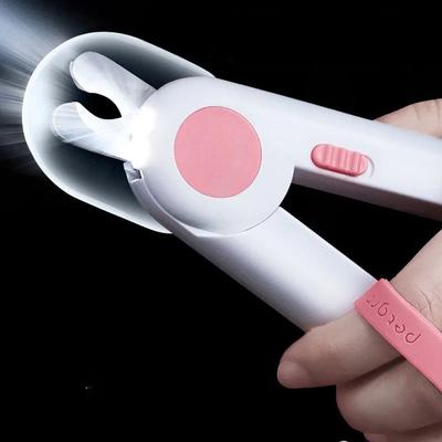 Tagliaunghie e Trimmer per Gatti e Cani, Forbici per Artigli con Luce LED per Evitare Tagli Eccessivi, Lima per Unghie Nascosta e Lama Affilata
