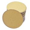 100 Pack 6" Hook Loop Pads Sanding Disc Flocking 60 Grit NO-Hole Sanding