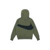 Nike Sportswear Swoosh Tech Fleece Hoodie With Large Logo Print Men Tops Military-Green DD8223-326