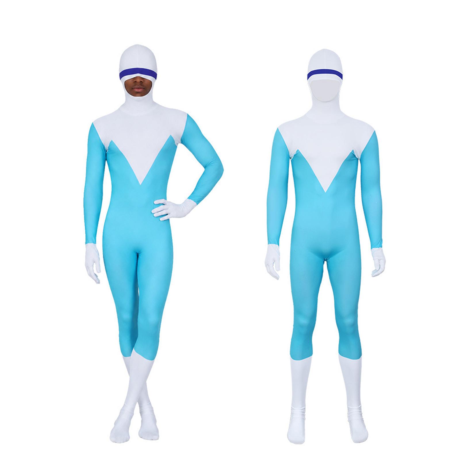 Blue and Cosplay Bodysuit Jumpsuit Costume for Theme 150 красный
