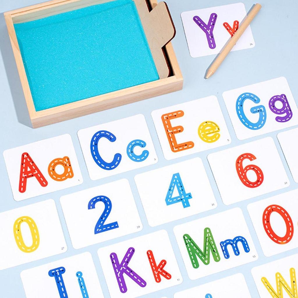 Sand Tray Educational Toys Wooden Sand Tray Learning Tool for  Painting Training Classroom Drawing