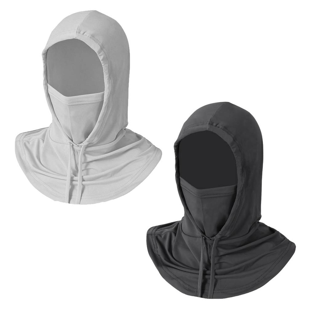 Summer Cooling Balaclava Mask, Uv Protection Hood Mask Breathable Cycling Face Cover Full Head Scarf For Men Women