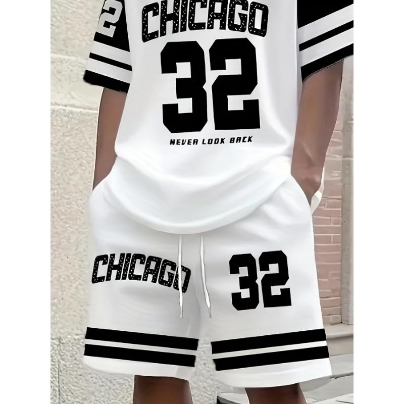 

[Casual Letter-Print Tee] Men s Letter-Print Round-Neck Short-Sleeve Casual T-Shirt - Men s Casual Short-Sleeve Shirt L