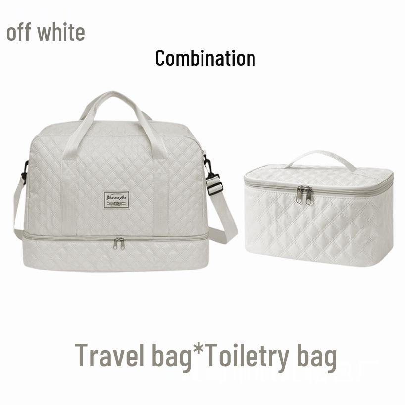 Large Capacity Women's Cosmetic Bag - Premium Portable Travel Toiletry Storage