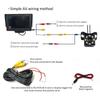 Car Rear View Camera Wide Degree 4.3" TFT LCD Display or Monitor Waterproof Night Vision Reversing Easy Installation