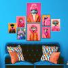 Colorful Animal Fashion Art Poster Prints Maximalist Wall Art Canvas Painting Portraits Cute Hipster Print Wall Art Home Decor