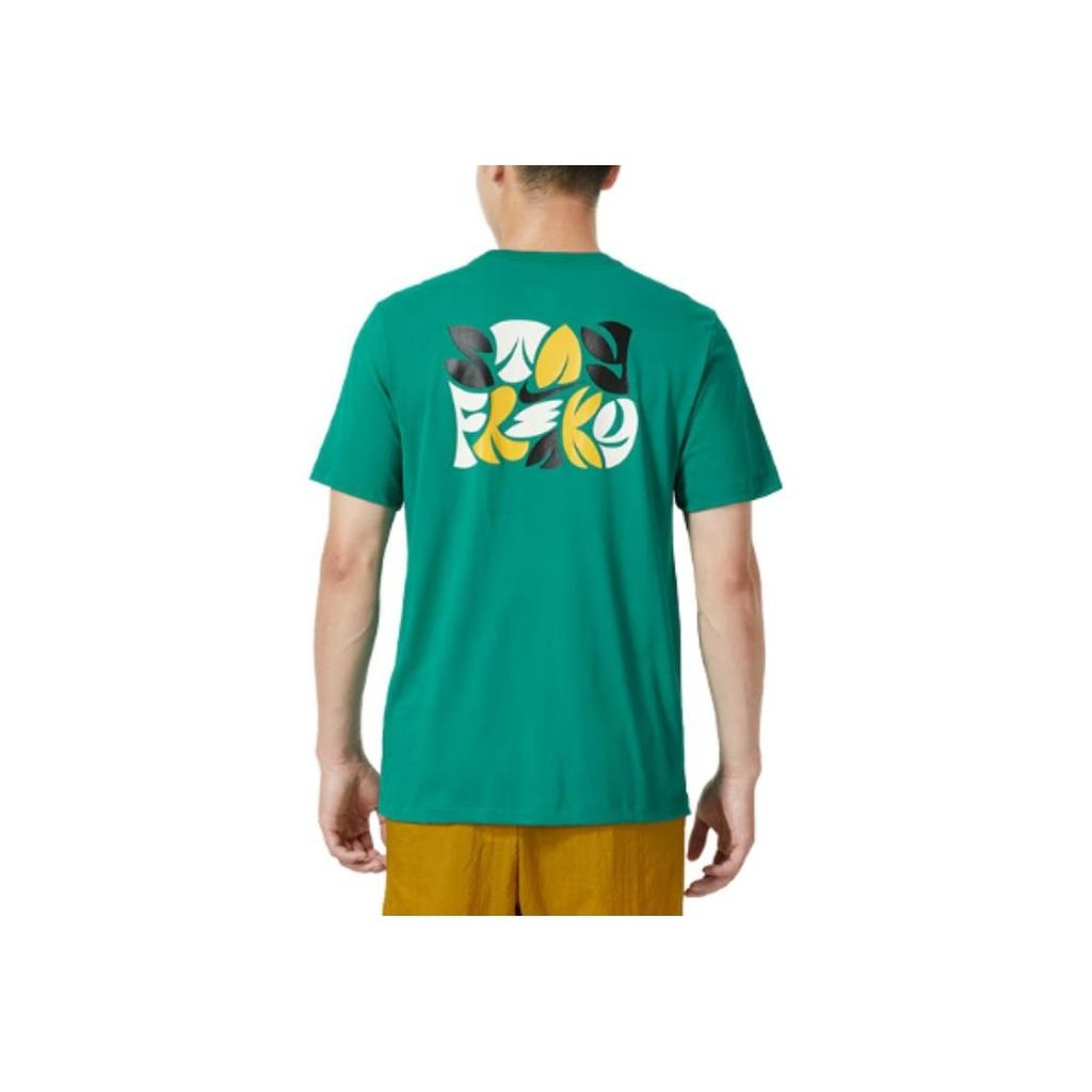 Nike Round Neck Running Fitness Training Fashionable Comfortable Breathable Basketball Sports Short Sleeve T-Shirt Men Tops Green FJ2317-365