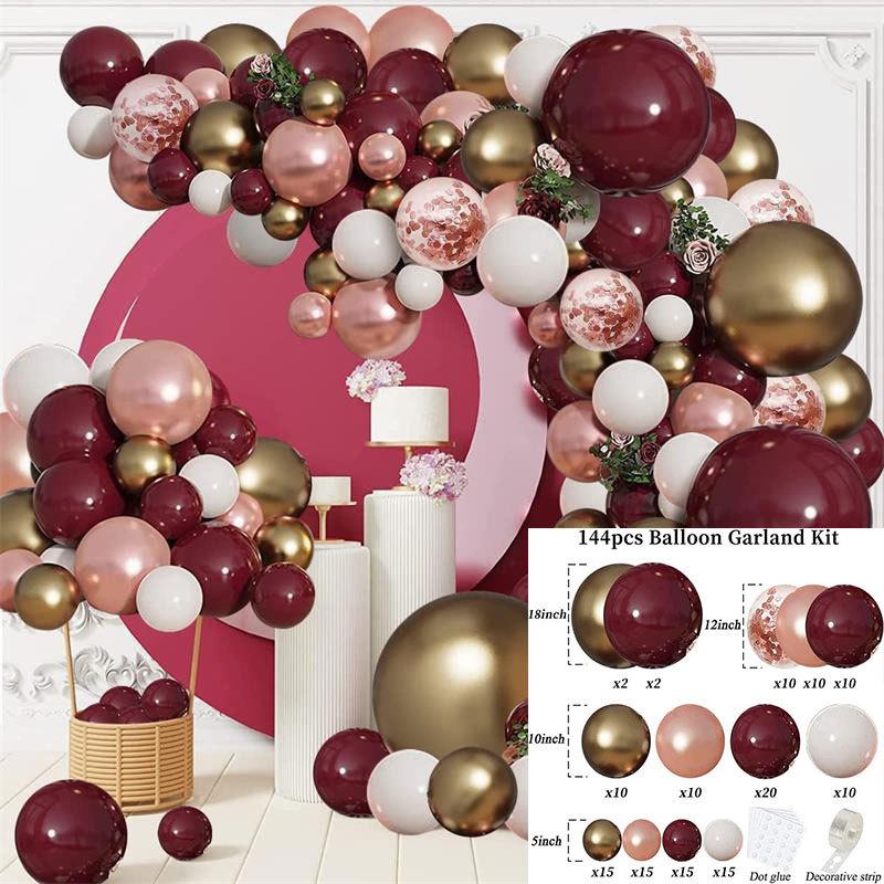 Balloon New Year'S Eve, Birthday Balloon Scene Arrangement Supplies, Festive Wedding Balloon Arch, Balloon Wedding