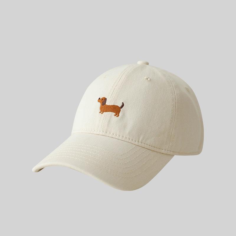 Hat Sunscreen Fashion Outdoor Use Hat Suitable For Men And Women For Daily Leisure Matching Dachshund Embroidery Baseball