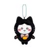 Halloween Hachiware Chiikawa Black Cat Pizza Dress Up Plush Keychain Pendant