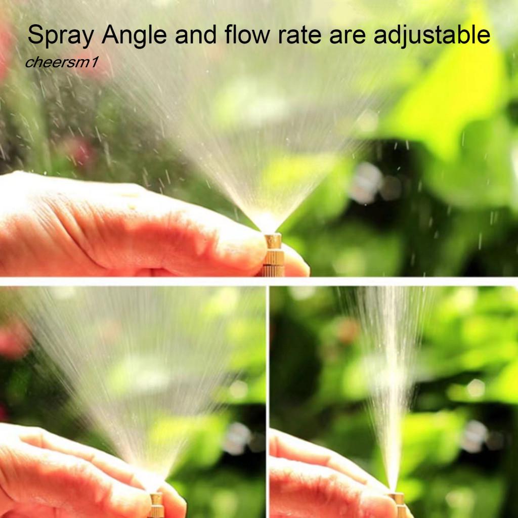 Universal Adjustable Micro-Atomizing Sprinkler Set for Irrigation, Cooling, and Humidification