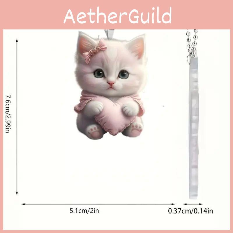 New Stylish 2d Acrylic Car Hanging Ornament For Home Decor Backpack Accessories