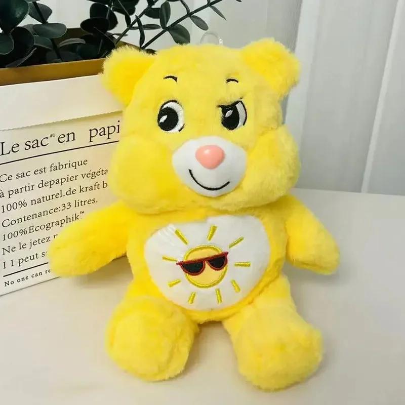 Anime Cartoon Care Bears Kawaii Birthday Plush Toy Japanese New Rainbow Bear Plush Doll Bedroom Pillow Ornament Doll Gift 45cm