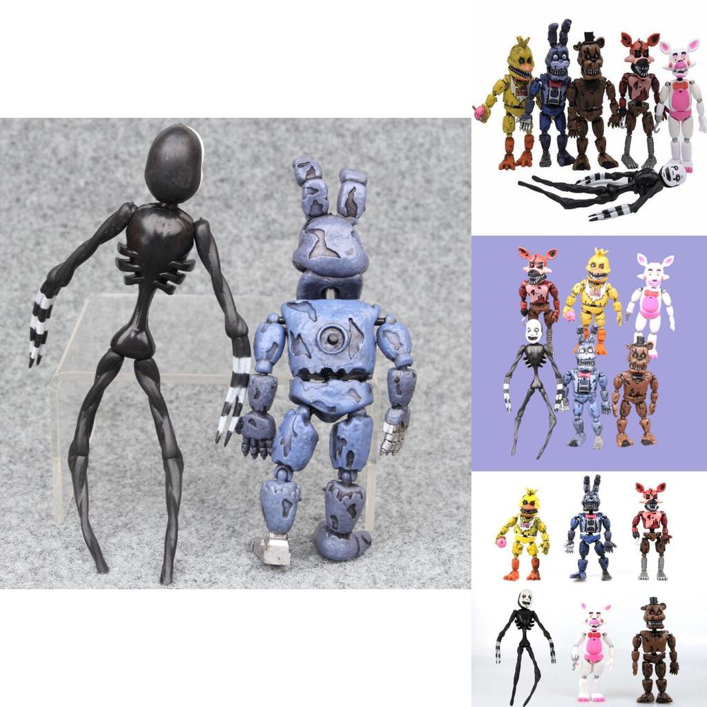 Cartoon Action Figures Handmade Cake Decor Toys 10cm Plastic Collectible Display Figurines